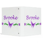 Brooke (Purple Butterfly) binders