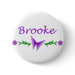 Brooke (Purple Butterfly) buttons
