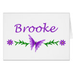 Brooke (Purple Butterfly) Cards