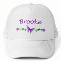 Brooke (Purple Butterfly) Mesh Hats