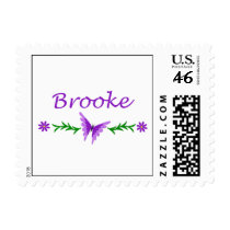 Brooke (Purple Butterfly) Postage