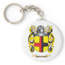 Brookes Coat of Arms (Family Crest) Keychains