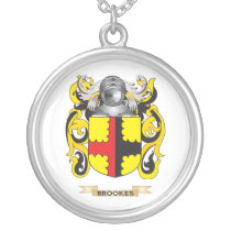 Brookes Coat of Arms (Family Crest) Necklace
