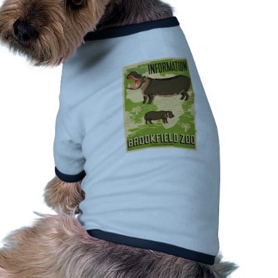 Brookfield Zoo Doggie Tshirt by vintage_poster