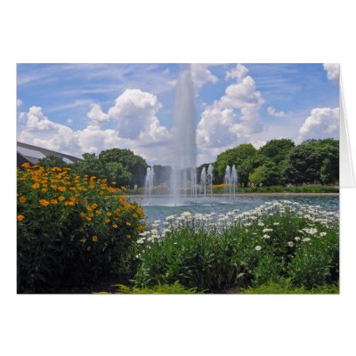 Brookfield Zoo Fountain Card by rukeman