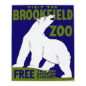 Brookfield Zoo Poster posters by retroz Brookfield Zoo Poster posters