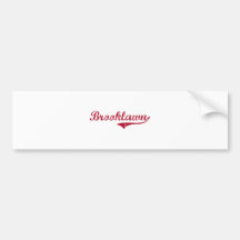 Brooklawn New Jersey Classic Design Bumper Stickers