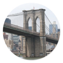 BROOKLYN 718 ROUND STICKERS