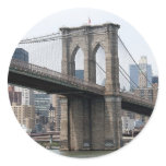 BROOKLYN 718 ROUND STICKERS