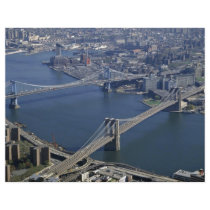 Brooklyn and Manhattan from the air, New York, USA Custom Flyer