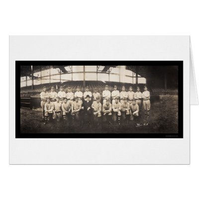 Brooklyn Baseball Club Photo 1913 Greeting Card by lc_panoramicphotos