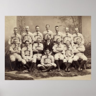 Brooklyn Baseball Team, 1889 Print by Photoblog