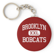 Brooklyn - Bobcats - Middle - Brooklyn Connecticut Keychain