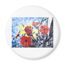 Brooklyn Bouquet Refrigerator Magnet