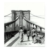Brooklyn Bridge - 1899 Poster posters