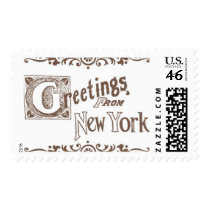 Brooklyn Bridge A by Ceci New York stamps