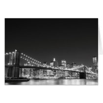 Brooklyn Bridge and Manhattan Skyline Cards