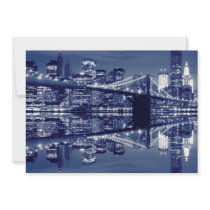 Brooklyn Bridge and Manhattan Skyline Invites