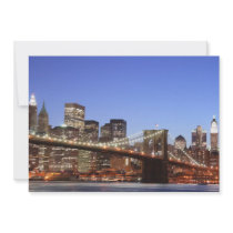 Brooklyn Bridge and Manhattan Skyline Announcement