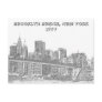 Brooklyn Bridge and Manhattan Skyline Postcards