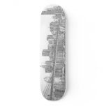 Brooklyn Bridge and Manhattan Skyline Custom Skateboard