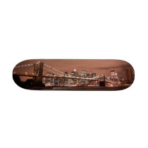 Brooklyn Bridge and Manhattan Skyline Skate Board