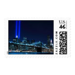 Brooklyn Bridge and the Towers of Light Stamp