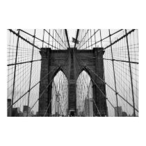Brooklyn Bridge B&W posters by captainifr Brooklyn Bridge B&W posters