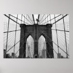 Brooklyn Bridge B&W Print