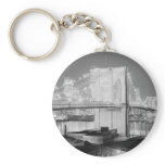 Brooklyn Bridge Black & White Keychain