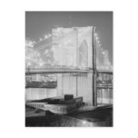 Brooklyn Bridge Black & White Post Cards