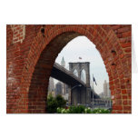 Brooklyn Bridge Brick Arch Card
