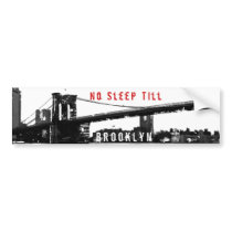 Brooklyn Bridge Bumper Sticker bumper stickers by guardiandevildesigns Brooklyn Bridge Bumper Sticker bumper stickers