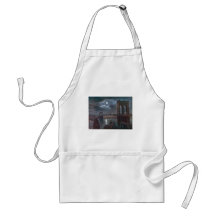 Brooklyn Bridge by Moonlight Apron