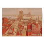 Brooklyn Bridge, c.1883 Greeting Cards