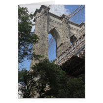 Brooklyn Bridge Greeting Card