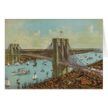 Brooklyn Bridge Color Postcard