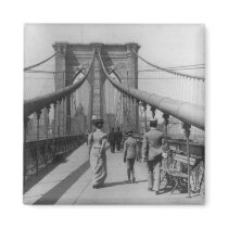 Brooklyn Bridge Crossing Magnet