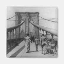 Brooklyn Bridge Crossing Magnet