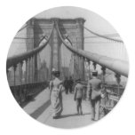 Brooklyn Bridge Crossing Stickers