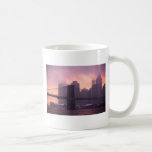 Brooklyn Bridge During Snowstorm Mug