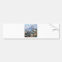 Brooklyn Bridge, East River, circa 1916 Bumper Stickers