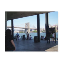 brooklyn bridge from south street seaport postcards