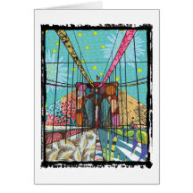 Brooklyn Bridge Greeting Cards