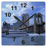 Brooklyn Bridge, Municipal Building & Boat Square Wallclocks