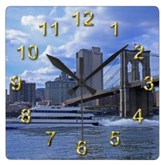 Brooklyn Bridge, Municipal Building & Boat Clocks