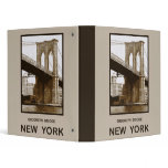 Brooklyn Bridge New York binders