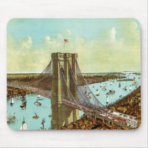 Brooklyn Bridge New York City New York State mousepads by Funkart Brooklyn Bridge New York City New York State mousepads