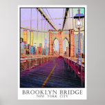 Brooklyn Bridge, New York City Print