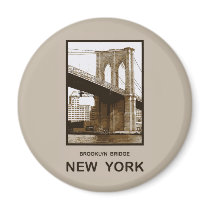 Brooklyn Bridge New York Fridge Magnets